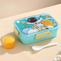1200ml Cute Lunch Box for Kids Girls Boys With 3 Compartments Bento Lunchbox School Child Leakproof Children's Food Snack Boxes