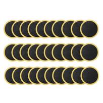 30 Pcs Glueless Bike Tube Tire Puncture Repair Patch Bycicles Inner Tube Puncture Patch for Road Mountain Bicycles