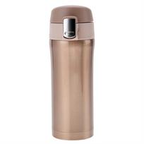 Nerūdijančio plieno vakuuminis termosas, izoliuotas vandens butelis, kelioninis puodelis, kavos, arbatos puodelis, 350 ml(Auksinis) L