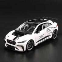NAUJIENA 1:32 Jaguar I PACE Lydinio Lenktyninio Automobilio Modelis Metalo Liejiniai ir Žaisliniai Transporto Priemonės Simuliatas Metalinis Žaislinio Automobilio Modelis Garsas Šviesa Žaislas Dovana balta