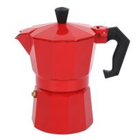 300ML 6?Cup Capacity Aluminum Coffee Machine Moka Pot Accessories for Office Home UseBlack raudona