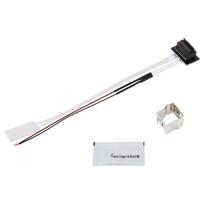 High Temperature Ceramic Heater and Thermistor 24V 48W 300 Degrees Celsius Fit for Bambu Lab 3D Printers with Silicone Grease, Heating Block Clip