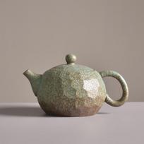 250ml Palace Style Retro Ceramic Teapot Coarse Pottery Gongfu Tea Set Xishi Teapot žalia