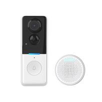 Smart Doorbell Door Camera TY App Control Infrared Night Viewing Rechargeable Video Intercom Doorbell Two Way Intercom balta