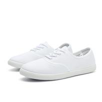 Fashion 2025 Lace-Up Shoes Woman Large Size 42 Canvas Casual  Off White Shoes Breathable Wear Resistant Slip Platform Vulcanize Shoes 5