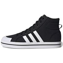 Adidas Neo Bravada Mid Canvas Lace-Up Non-Slip High-Top Skate Shoes Men Sneakers Black White FX9064 42