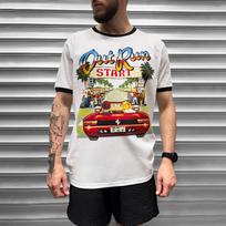 Out Run Retro Gaming Mens T Shirt Vintage Arcade 80s S