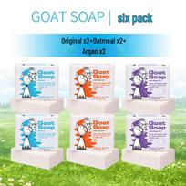 GOAT SOAP Australian Assorted Goat Milk Soap 100g 6-Pack
