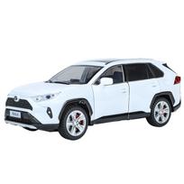 1/24 Toyota RAV4 SUV Alloy Cast Toy Car Model Sound and Light Children's Toy Collectibles Birthday Gift balta
