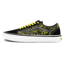 Old Skool Mike Gigliotti x SpongeBob SquarePants x Skate Vans 'Juoda Geltona' VN0A5FCBZAU 35