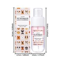 GJYC PET Pet Hair Detangling Spray Baby Powder Scent Oil-Water Dual-Layer Alcohol-Free Smooths Fur For Dogs Cats