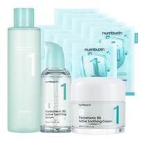 NUMBUZIN No.1 Pure-Full Calming Herb Skincare Set (Mask Pack 10 Sheets + Toner 300ml + Serum 50ml + Cream 80ml)
