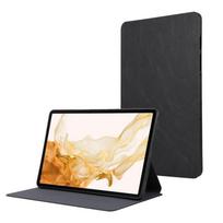 TPU flip planšetinio kompiuterio apsauginis odinis dėklas For Samsung Galaxy Tab S11 juoda