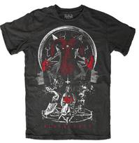2025 Blackcraft Cult Pattern Tshirt Mens Womens Cotton Loose Fit Short Sleeve Tshirt with Gothic Skull Wing Design Tshirt M