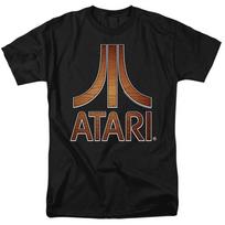 Atari Classic Wood Emblem Licensed Men’s T-Shirt Vintage Gaming Logo S-5XL Tee M