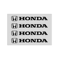 2025 Hot 4Pcs Car Door Handle Stickers Tire Rear View Mirror Decals Decoration For Honda Civic Inspire Accord FIT HRV CRV Odysse ruda