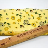 Beeswax Fresh-keeping Cloth Beeswax Packaging Film Reusable Food Grade Fruit Preservation Cloth Food Packaging Cloth 100x33cm