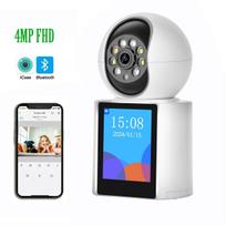 2K 4MP Video Call Intercom Wifi Camera 2.4 Inch Screen AI Detect Two Way Audio Color Night Vision 2MP Indoor Baby Monitor 2MP No SD Card-AU Plug