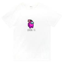 Among Us T-Shirt Kids Boys 7 8 9 10 11 12 13 14 Years Short Sleeve White 130