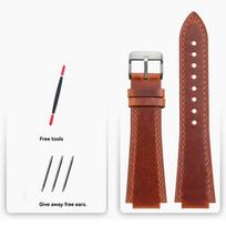 16mm Vintage Watchband for Casio DW5600 DW-5600 GW-M5610 GW-B5600 GA2100/2110 GM-2100 Modified Rretro Leather Strap Bracelet Men 16mm