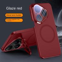 For Huawei Pura 80 80 Pro 80 Ultra Metal Lens Full Wrap Stand PC Matte Magnetic Anti-Drop Anti-Fingerprint Phone Case For Pura 80