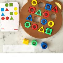 Children Montessori Toys 3D Wooden Puzzles For Kids 3 to 6 Year Old DIY Geometric Shape Color Matching Learning Educational Game