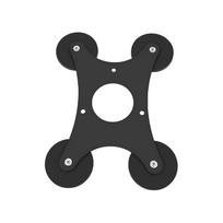 Magnetic Mount Replacement for Starlink Mini, 240Lbs No Drill Roof Mount for Car, Truck, RV, Boat