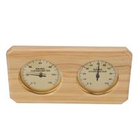 Wooden Sauna Thermometer Hygrometer 2 in 1 Humidity Temperature Measurement Indoor Thermometer Humidity Gauge for Hotel