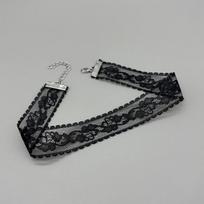 Vintage Temperament Black White Lace Choker Floral Embroidery Collar Necklace for Women Wedding Party Daily Wear Jewelry Gifts