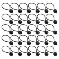 30Pcs Tarps Sphere Bungees Tie Heavy Duty Canopies Tie Downs Canopies Elastic Tie Down Strap Weather Resistant Tie Down