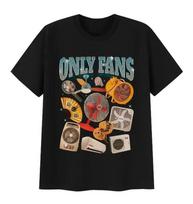 Fashion New OnlyFans Fanatic Tshirt Multicolor Fan Graphic Tee Humorous Wordplay Design Unique Conversation Starter Cotton Shirt S įvairiaspalvis