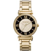 Michael Kors MK3338 Catlin Series Crystal Dial Ladies Watch 38mm auksas