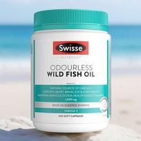 Swisse bekvapės laukinių žuvų taukų kapsulės 1000 mg