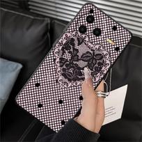 Black Sexy Lace Funda Phone Cover Case for Xiaomi Redmi 9 A1 A2 Plus A4 13C 12C 14C K40 K80 Pro A5 10 A3 Redmi A1