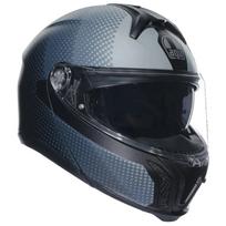 AGV šalmas Tourmodular Textour matinė juoda/pilka