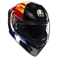 AGV šalmas K1 S Pulse 46 juoda/raudona/geltona
