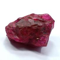 295.50 Ct Natural Red Dyed Ruby CERTIFIED Loose Gemstone Uncut Rough Huge Size 46.2 mm approx raudona