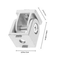 4Pcs Aluminum Extrusion Pivot Joint Zinc Alloy Sturdy Flexible Metal Pivot Joint for 2020 3030 4040 Profiles Hardware