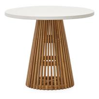 Apvalios formos sodo valgomojo stalas ø 90 cm Alcaufar – Kave Home