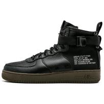 Nike Sf Air Force 1 Mid Black Dark Hazel 917753-002 44.5 juoda