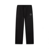 Li Ning Wade Lace-Up Solid Color Straight Leg Comfortable Simple Sports Long Pants Men bottoms AYKW553-1 S