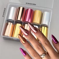 Lace Design Nail Stickers Gold Rose Gold Nail Decals Fashion Nail Decorations  Manicure DIY