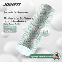 JOINFIT Foam Roller Spiky Muscle Relaxation Stick Leg Massager Large Trigger Point Yoga Stick Green White for Men and Women