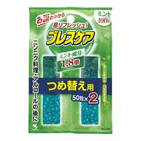Kobayashi Pharmaceutical Breath Care Mint Refill 100 tablets (50 x 2 bags) - Bad countermeasure etiquette food ( )