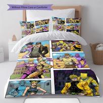 JoJo Anime Comforter Cover Duvet Cover Bedding Set Soft Quilt Cover Bedroom Decorative Home Textile -QJY 135x200cm