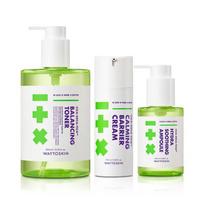 Way to Skin Cica Deca Tica Skincare 3-Piece Set (Toner 400ml + Ampoule 100ml + Cream 120ml)