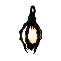 3D Printed Handheld LED Light for Halloween Party Decor One Size juoda