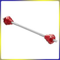 12/15/20mm Bicycle Hub Thru Axle Adaptor Lightweight Bicycle Front Wheel Hub Adapter Stainless Steel Rod Aluminum Alloy Block
