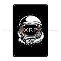 Xrp kriptovaliuta XRP Esminis Klasikinis Metalinis Spaudos Dekoras Kino Dizainerio Plaketės Skardinis Ženklas Plakatas 20x30cm（7.8x11.8inch）
