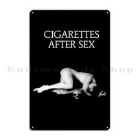 Cas Cigarettes After Sex Metal Sign Rusty Printing Wall Decor Cave Club Tin Sign Poster 20x30cm（7.8x11.8inch）